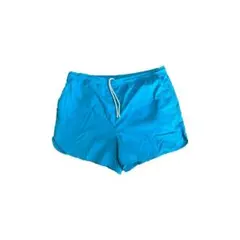 80〜90s sundays ナイロン ハーフパンツ ターコイズ XL 古着