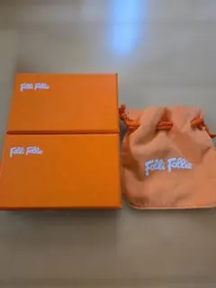 Folli Follie ジュエリーケース オレンジ - メルカリ
