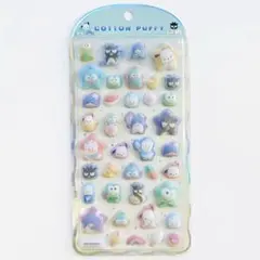 サンリオ はぴだんぶい コットンパフィーシール