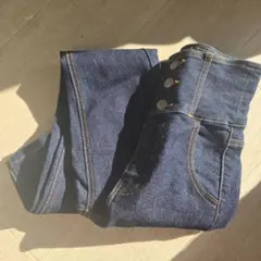 【WEGO ：XS ダークブルー ストレートデニム】