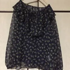 オペークドットクリップ   ふんわりラメ入りブラウス タグ付き新品