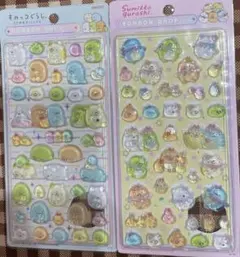 2枚セット　ボンボンドロップシール　すみっコぐらし