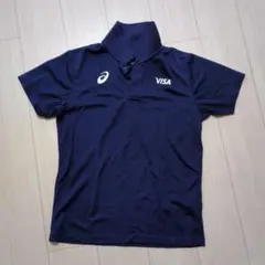 asics 東京2020オリンピック スタッフ用ポロシャツ M ネイビー