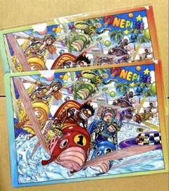 ONE PIECE ジャンプショップ　A4クリアファイル　2枚セット
