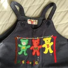 レトロ　ミキハウス カバーオール 80 ツナギ