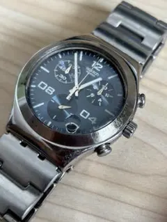 スウォッチ アイロニー　クロノグラフ　クォーツ　稼働中