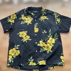 CAPTAIN'S HELM 花柄 アロハシャツ　Mのサムネイル
