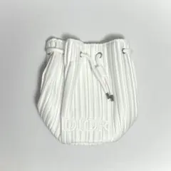 Dior ノベルティ プリーツ 巾着ポーチ
