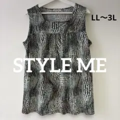 STYLE ME スタイルミー　スクエアゆったりタンクトップLL〜3L