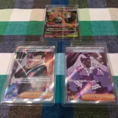 ポケモンカードSR　ロケット団のサカキ　ユカリ　メガバクーダex　3枚セット