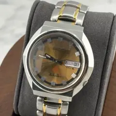 美品】セイコー アドバン 自動巻き【7019-7380】日差-5分 メンズ 