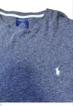 Polo Ralph Lauren｜サーマル・ワッフルロンT グレー L