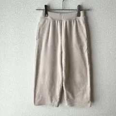UNIQLO キッズ ワイドパンツ ベロア 裏起毛 110