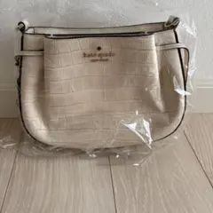 kate spade クロコ型押しショルダーバッグ