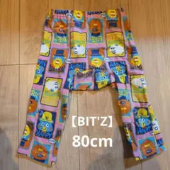 【BIT'Z】 ベビー レギンス スパッツ ピンク 総柄　80cmのサムネイル