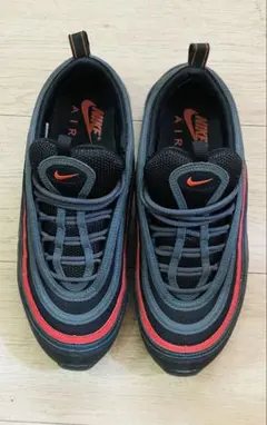 NIKE エアマックス97 ブラック/レッド 27.5cm
