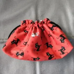 ♣巾着袋　猫柄♣