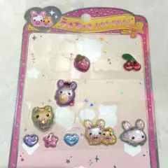 フワフワらびちゃん　シール　うるちゅるポップシール　おすそ分け