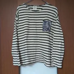 ハートマーケット　ボーダーカットソー