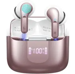 【新品未使用】ワイヤレスイヤホン ピンク　Bluetooth