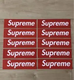 【10枚セット】 supreme Box Logo sticker シュプリーム