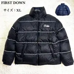 極美品 ファーストダウン USA製 ダウンジャケット リバーシブル XLサイズ