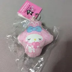 マイメロディ ぬいぐるみキーホルダー ピンク