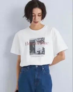 グリーンレーベルリラクシング　グラフィックTシャツ ホワイトのサムネイル