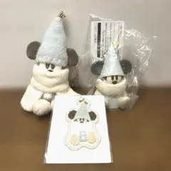 ディズニークリスマス2025 リルリンリン青　水色3点セット
