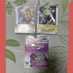 ポケモンマスターズEX 一番くじ アートボード ステッカー 3点セット