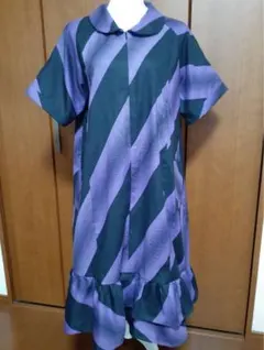 着物リメイク　浴衣ワンピース　JUNKO KOSINO反物から　３L