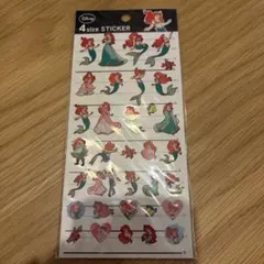 新品ディズニー アリエル 4サイズシール