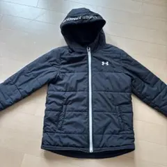 白*ま様 Under Armour ブラック中綿コート160cm