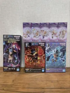 ワンピース ワールドコレクタブルフィギュア 5体 カイドウ　ルフィー　8点セット