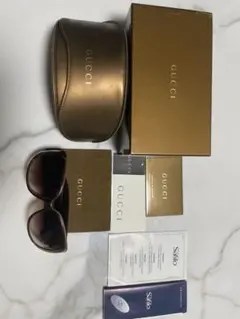 GUCCI サングラス べっ甲柄 ケース付き