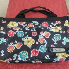LeSportsac フラワープリント バッグインバッグ