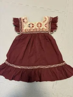 【used】little maddie メキシカン ワンピース　2y ドレス