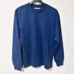 ユニクロ　エアリズムコットンTシャツ　S ネイビー
