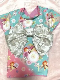 【犬服】新品 / XLサイズ / CRAZYBOO 梅柄着物のサムネイル