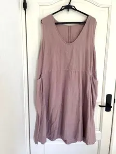 nest Robe ノースリーブロングワンピース ピンク