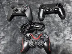 PS4(ワイヤレス)PS3(ワイヤード)コントローラー
