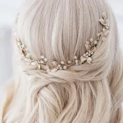 《匿名配送》ヘアアクセサリー　パーティー　ブライダル　ウエディング　成人式