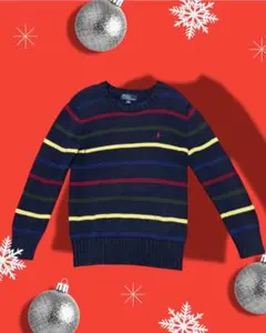 POLO RALPH LAUREN ポニー刺繍 ニット セーター 130