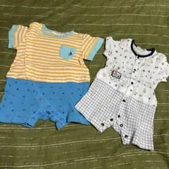 BEBE ロンパース2点セット