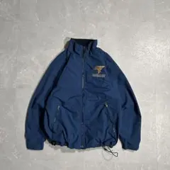 90s L.L.Bean ウォームアップジャケット 裏フリース ドローコード S