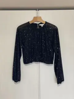 H&M スパンコール トップス