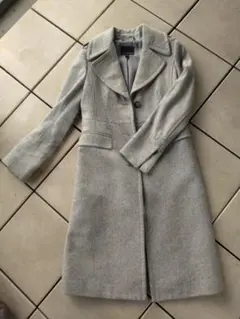 DKNY ダナキャラン 無地 コート ビッグカラー 長袖 8 カシミヤ - メルカリ