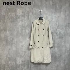 【nest Robe】　リネンダブルステンカラーコート　ロングコート　日本製のサムネイル