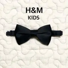 h&m ボウタイ　蝶ネクタイ　キッズ　kids 子供　黒　ブラック　リボン