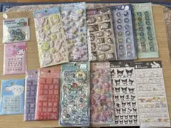 最終値下げ！【シールまとめ売り】うるちゅるプチドロおはじきタイルなど 全15点